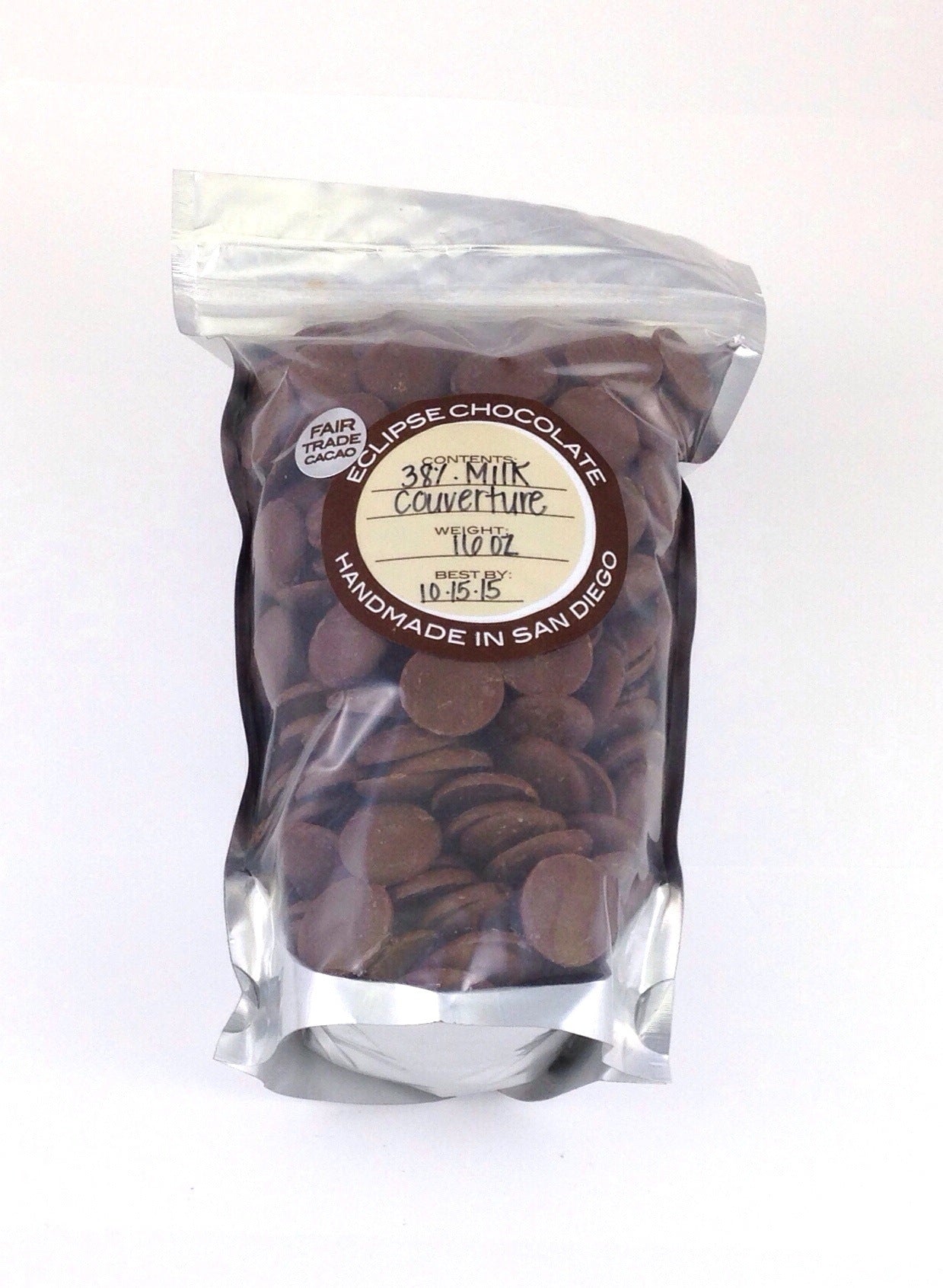 Milk Couverture Chocolate, 41% cacao ECLIPSE DU SOLEIL, Guittard Chocolate-Eclipse Chocolate Milk Couverture Chocolate, 41% cacao ECLIPSE DU SOLEIL, Guittard Chocolate-Eclipse Chocolate