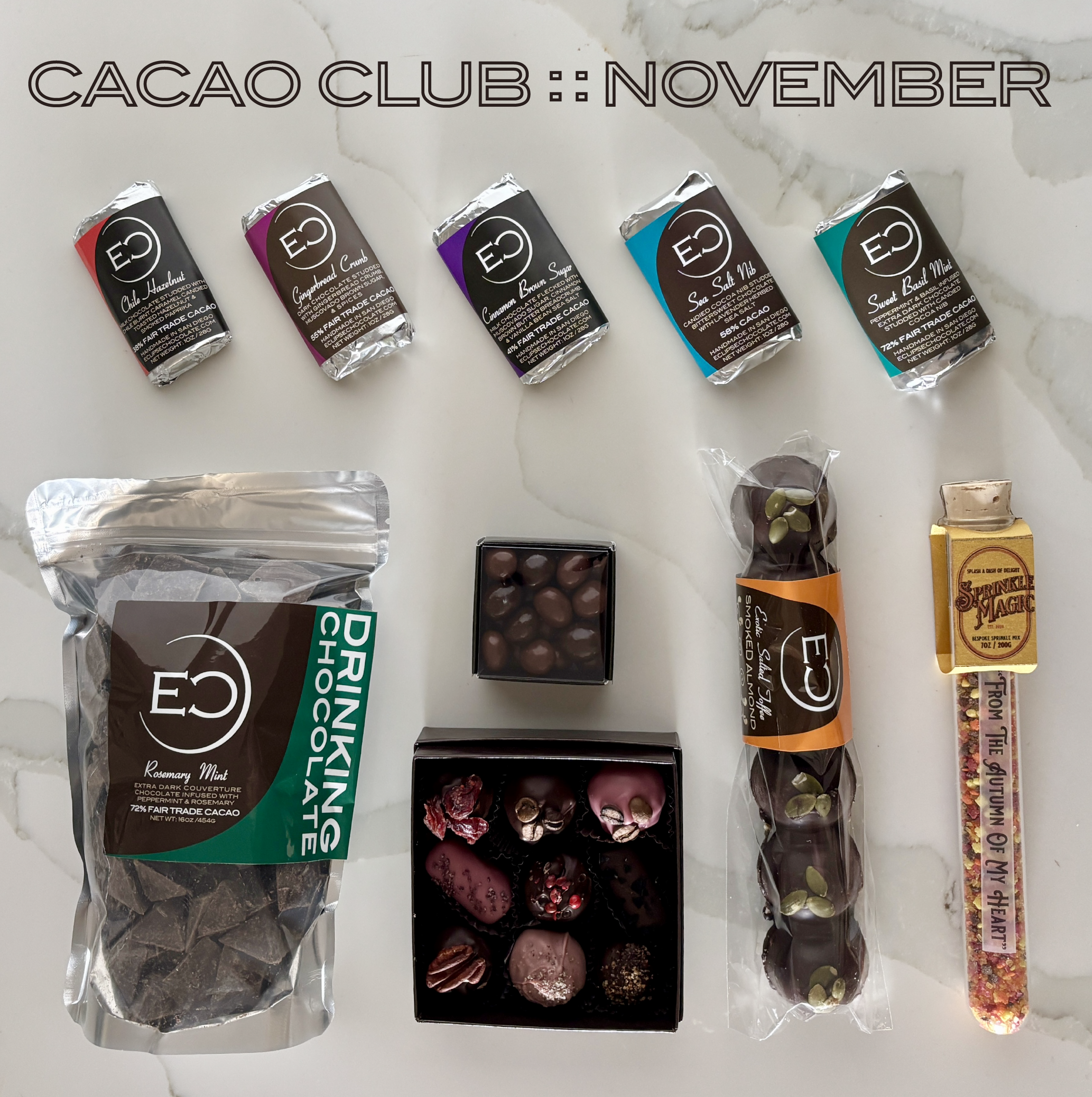 EC Cacao Club :: Lunar Subscription Box-Eclipse Chocolate EC Cacao Club :: Lunar Subscription Box-Eclipse Chocolate