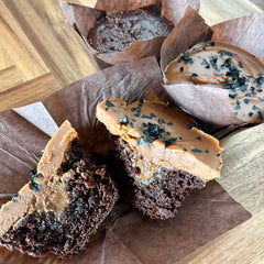 Salted Caramel Creme Fraiche Cupcake, Box of Nine Salted Caramel Creme Fraiche Cupcake, Box of Nine