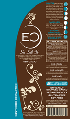 Large Chocolate Bar (3oz), 20th Anniversary Label-Chocolate Bars-Eclipse Chocolate Large Chocolate Bar (3oz), 20th Anniversary Label-Chocolate Bars-Eclipse Chocolate