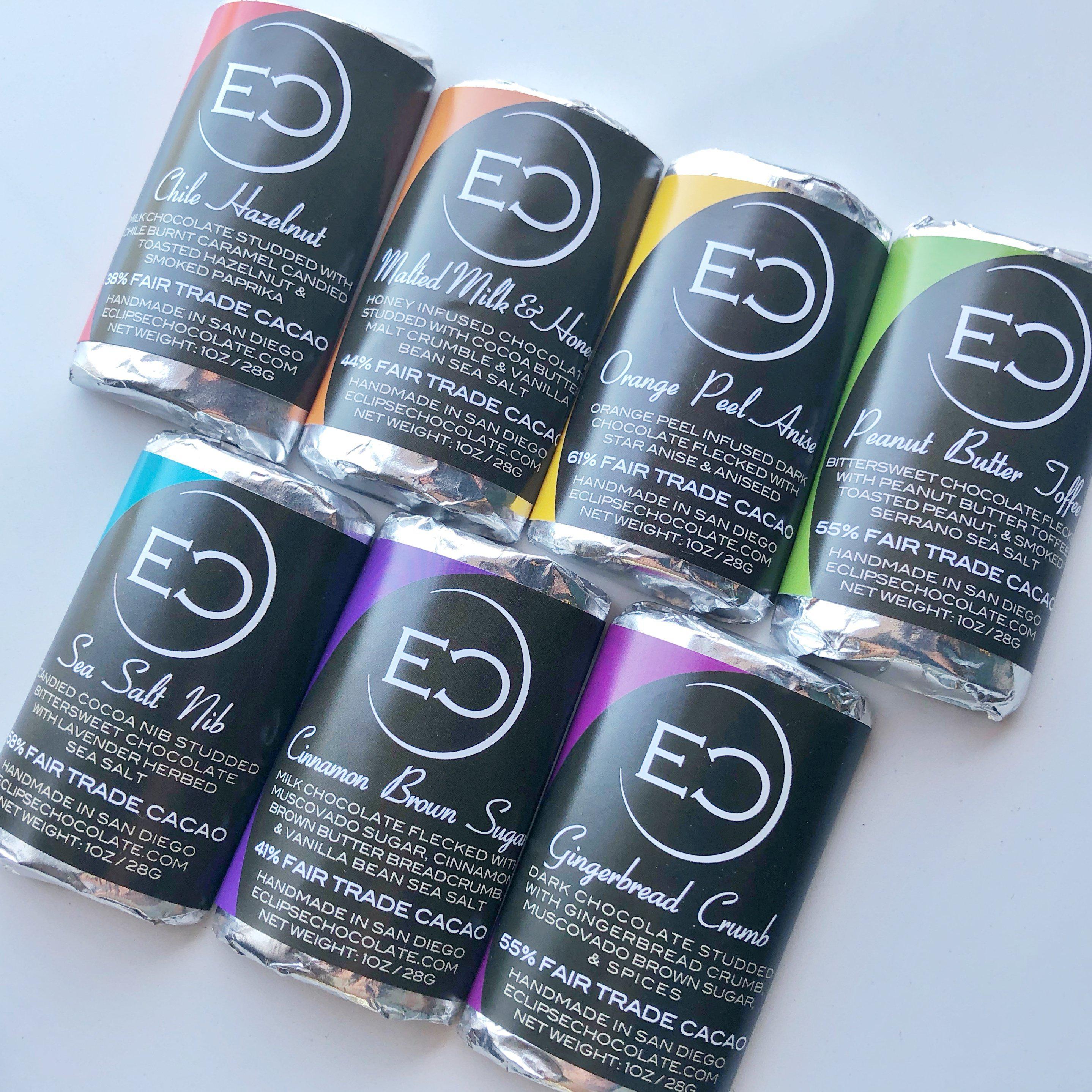Chocolate Bars (1 oz)-Chocolate-Eclipse Chocolate Chocolate Bars (1 oz)-Chocolate-Eclipse Chocolate