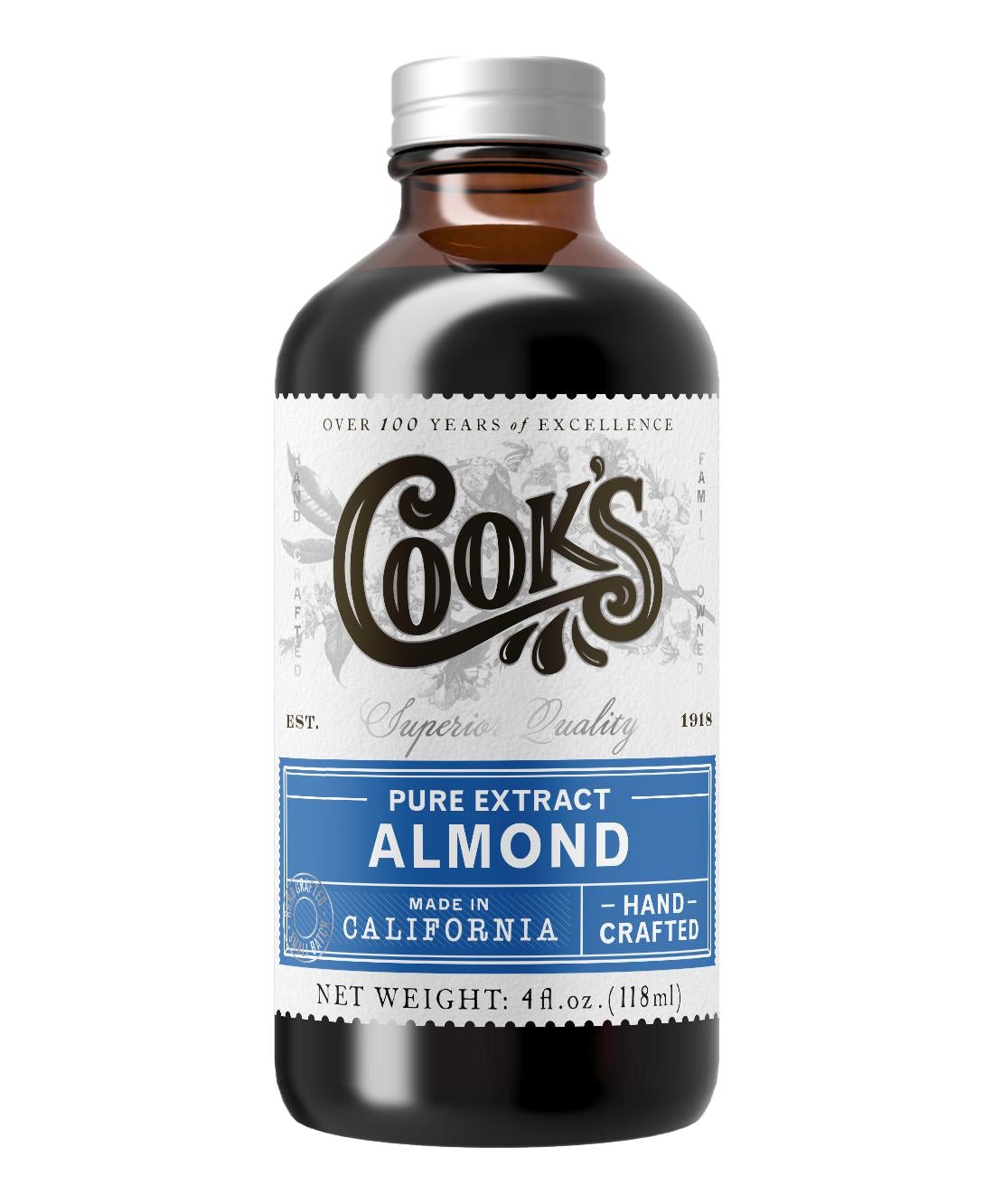 Cook's Pure Extracts (4oz)-Retail-Eclipse Chocolate Cook's Pure Extracts (4oz)-Retail-Eclipse Chocolate