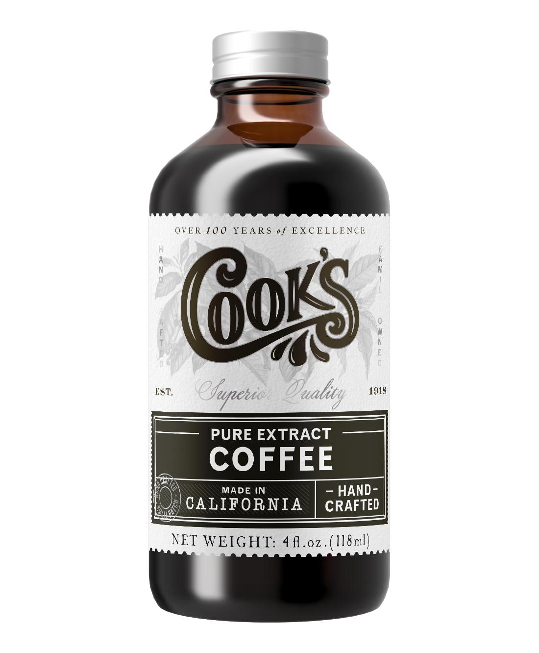 Cook's Pure Extracts (4oz)-Retail-Eclipse Chocolate Cook's Pure Extracts (4oz)-Retail-Eclipse Chocolate