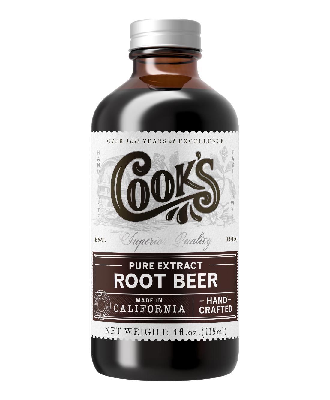 Cook's Pure Extracts (4oz)-Retail-Eclipse Chocolate Cook's Pure Extracts (4oz)-Retail-Eclipse Chocolate