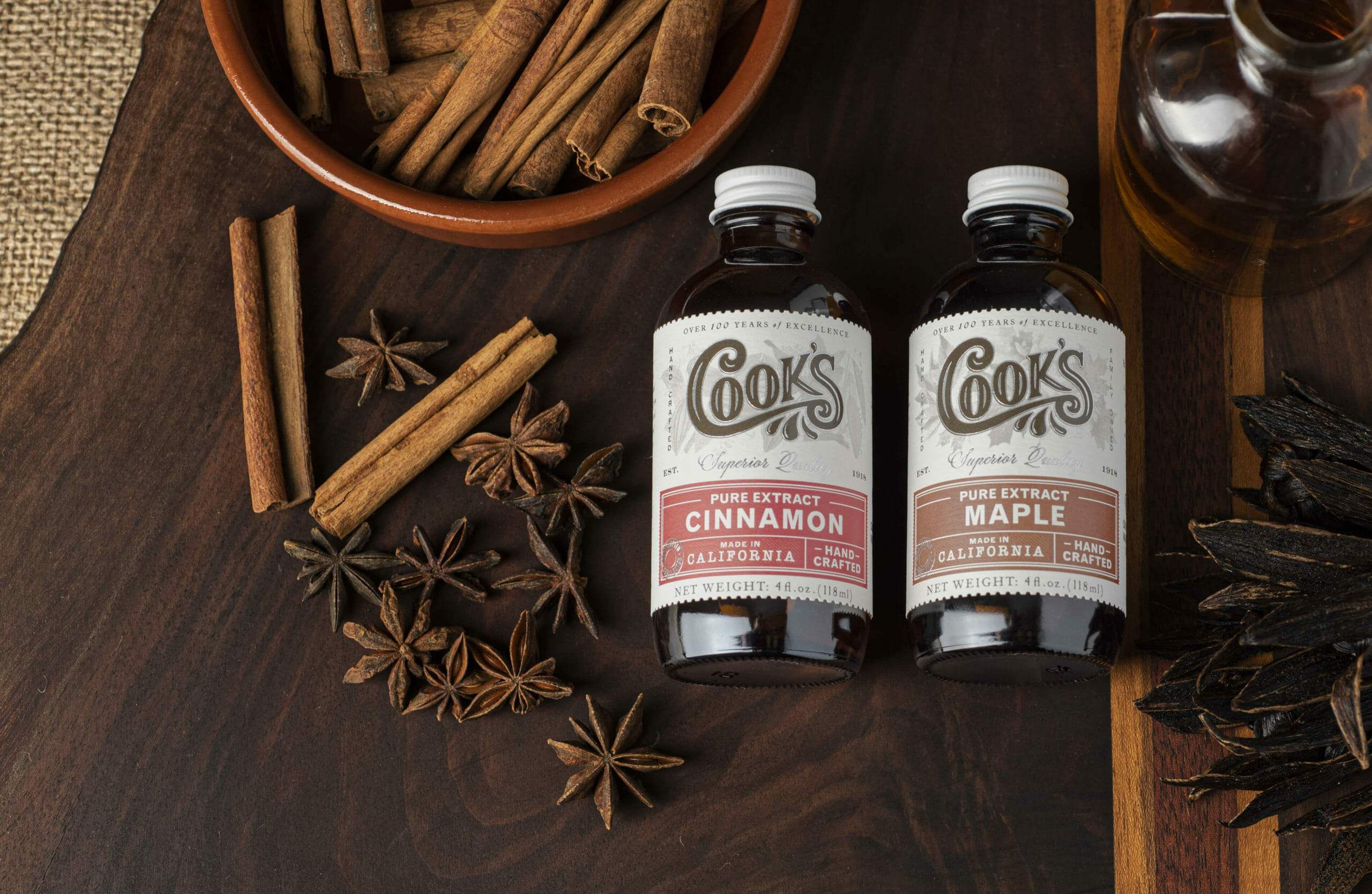 Cook's Pure Extracts (4oz)-Retail-Eclipse Chocolate Cook's Pure Extracts (4oz)-Retail-Eclipse Chocolate
