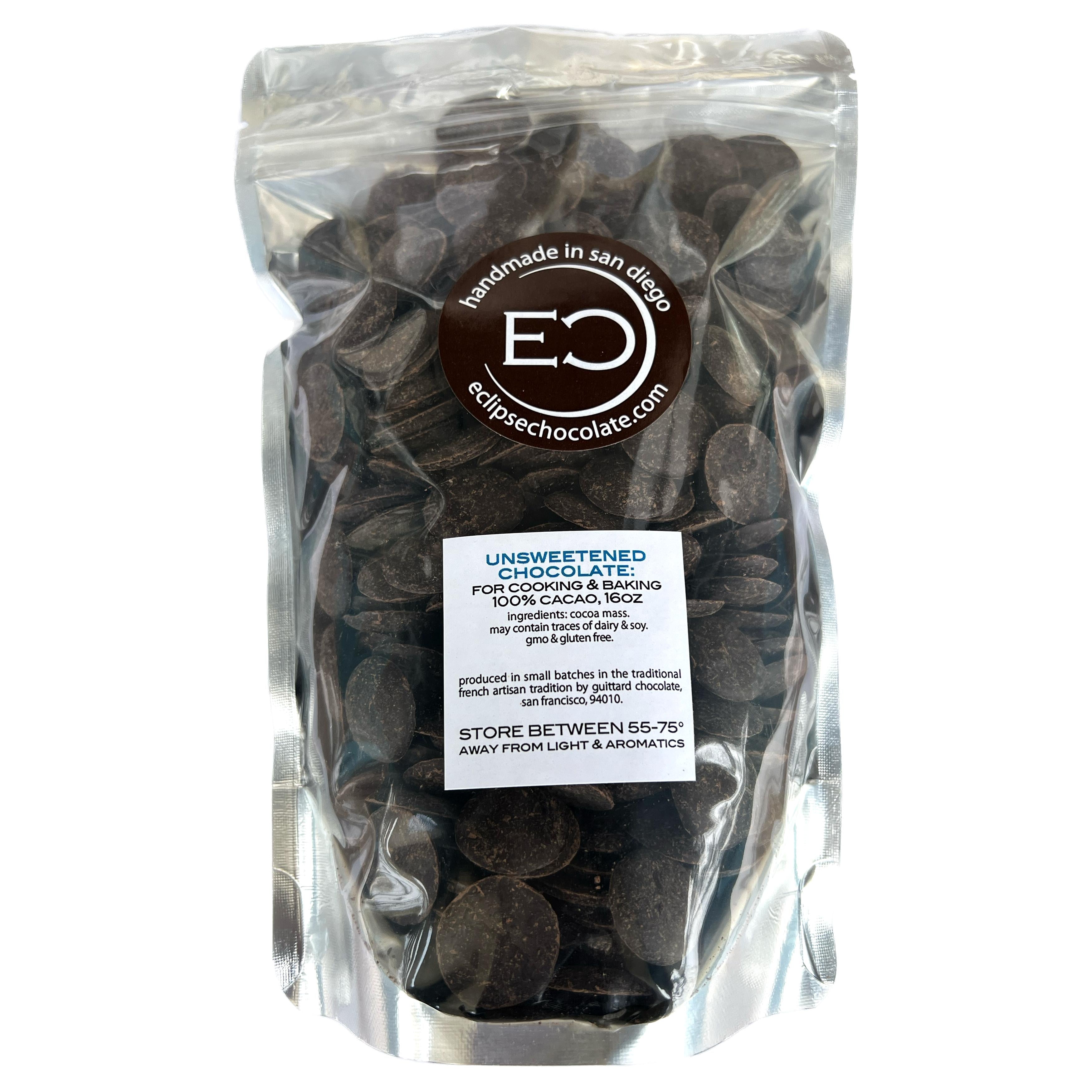 Couverture Chocolate, 1lb bulk-Chocolate-Eclipse Chocolate Couverture Chocolate, 1lb bulk-Chocolate-Eclipse Chocolate