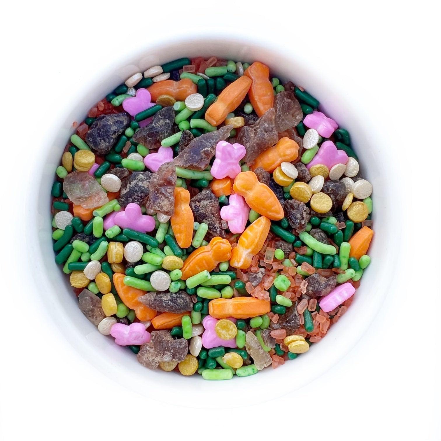 Spring Sprix, Seasonal Sprinkle Mix for Easter and St. Patrick's Day-Chocolate Bars-Eclipse Chocolate Spring Sprix, Seasonal Sprinkle Mix for Easter and St. Patrick's Day-Chocolate Bars-Eclipse Chocolate