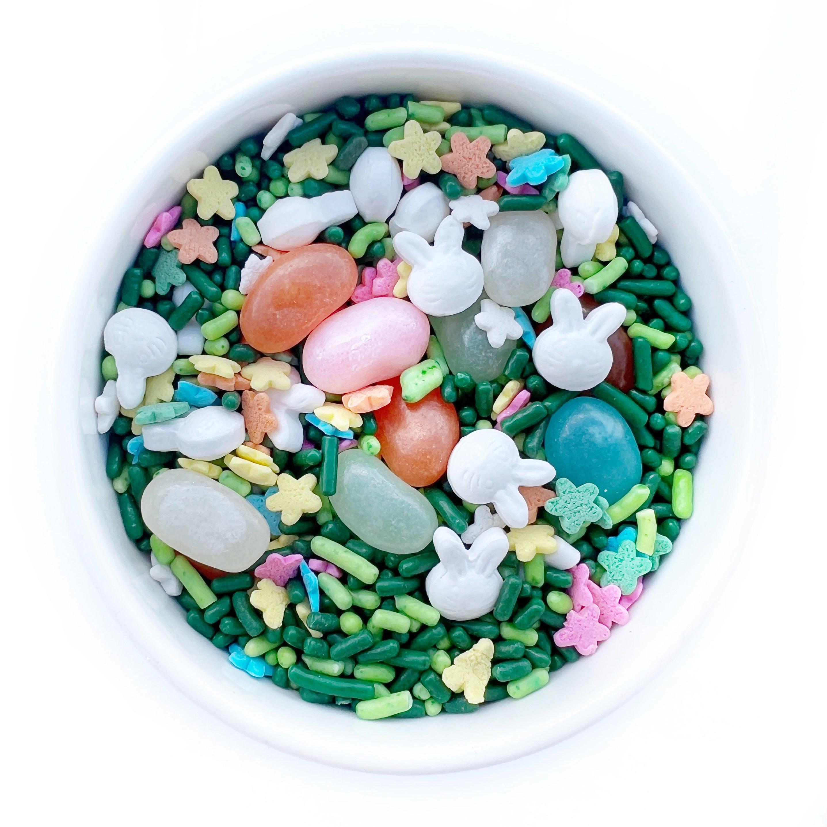 Spring Sprix, Seasonal Sprinkle Mix for Easter and St. Patrick's Day-Chocolate Bars-Eclipse Chocolate Spring Sprix, Seasonal Sprinkle Mix for Easter and St. Patrick's Day-Chocolate Bars-Eclipse Chocolate