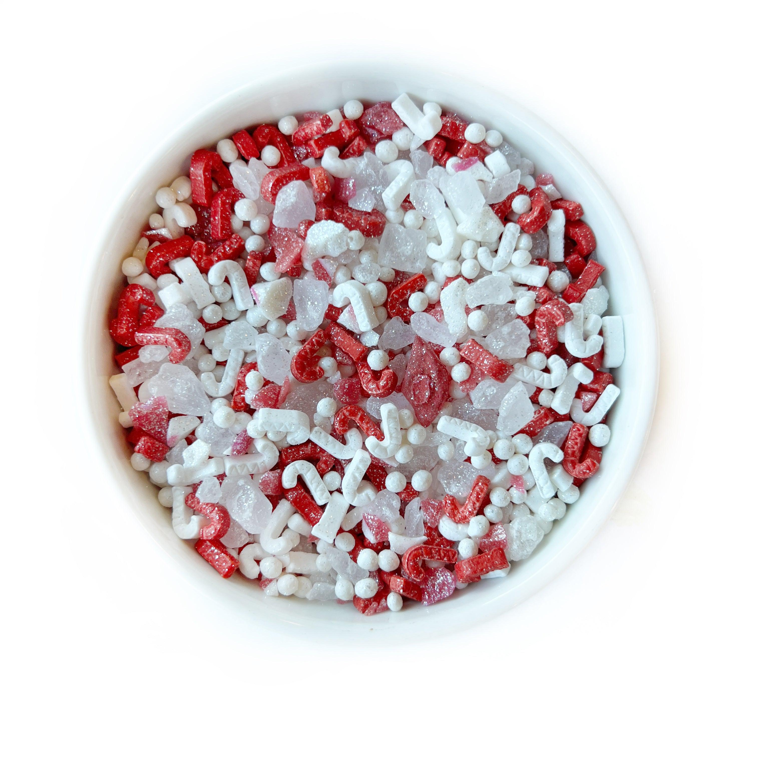 Winter Sprix, Seasonal Sprinkle Mix-Chocolate Bars-Eclipse Chocolate Winter Sprix, Seasonal Sprinkle Mix-Chocolate Bars-Eclipse Chocolate