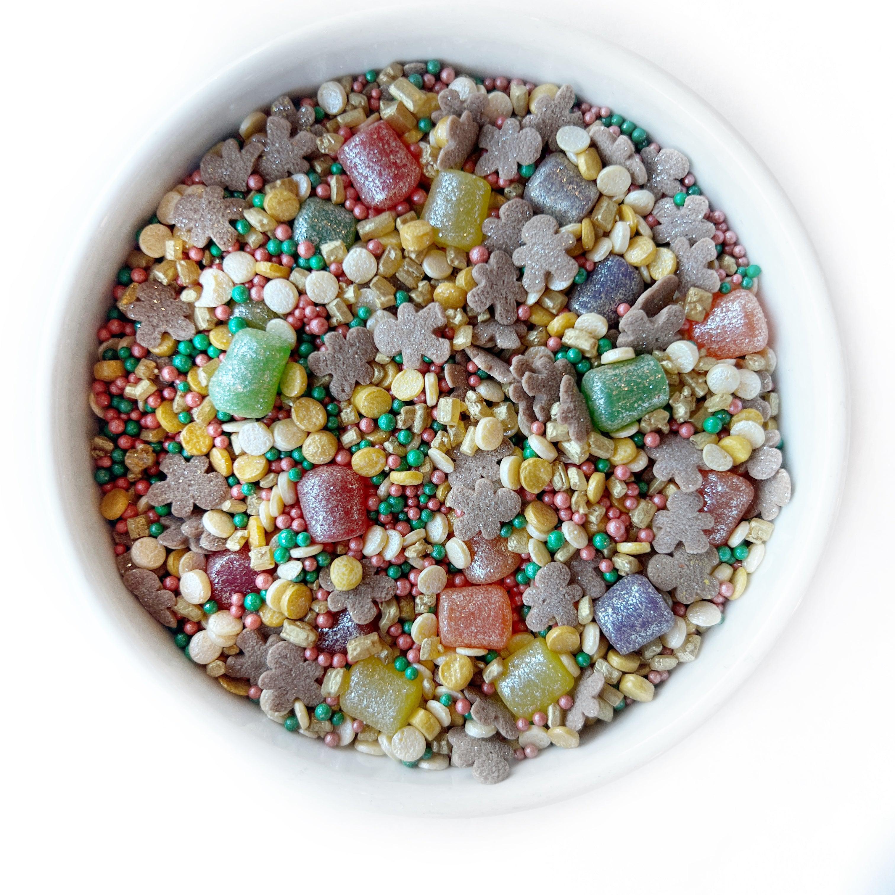 Winter Sprix, Seasonal Sprinkle Mix-Chocolate Bars-Eclipse Chocolate Winter Sprix, Seasonal Sprinkle Mix-Chocolate Bars-Eclipse Chocolate