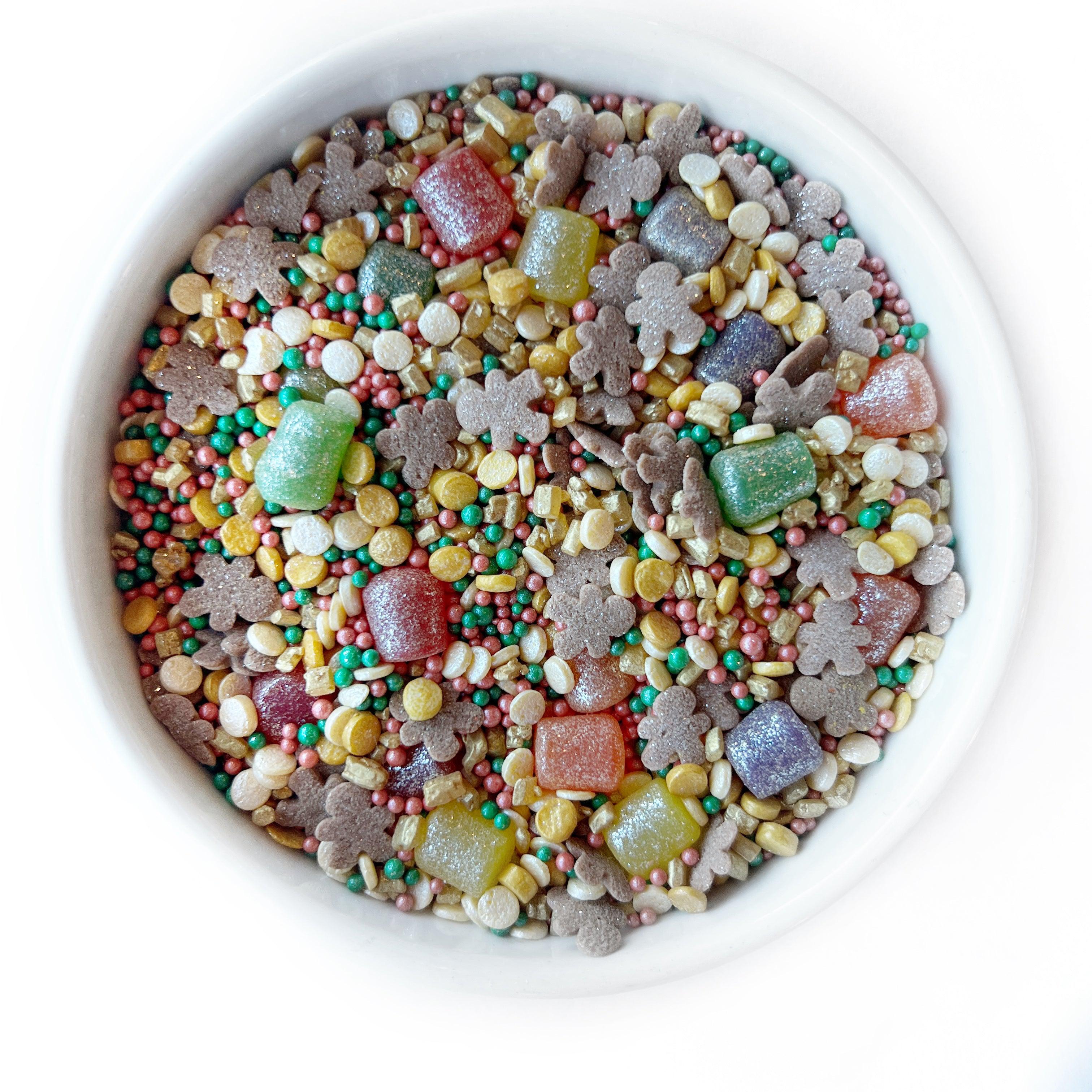 Winter Sprix, Seasonal Sprinkle Mix-Chocolate Bars-Eclipse Chocolate