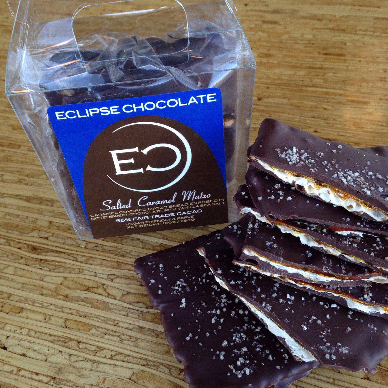 Salted Caramel Matzo-Exotic Salted Caramels-Eclipse Chocolate Salted Caramel Matzo-Exotic Salted Caramels-Eclipse Chocolate