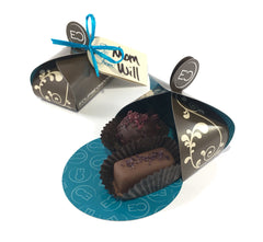 Exotic Chocolate Truffles, Box of 2 / Box of 1-Chocolate-Eclipse Chocolate