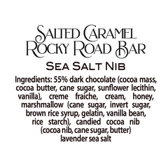 Salted Caramel Rocky Road Bar