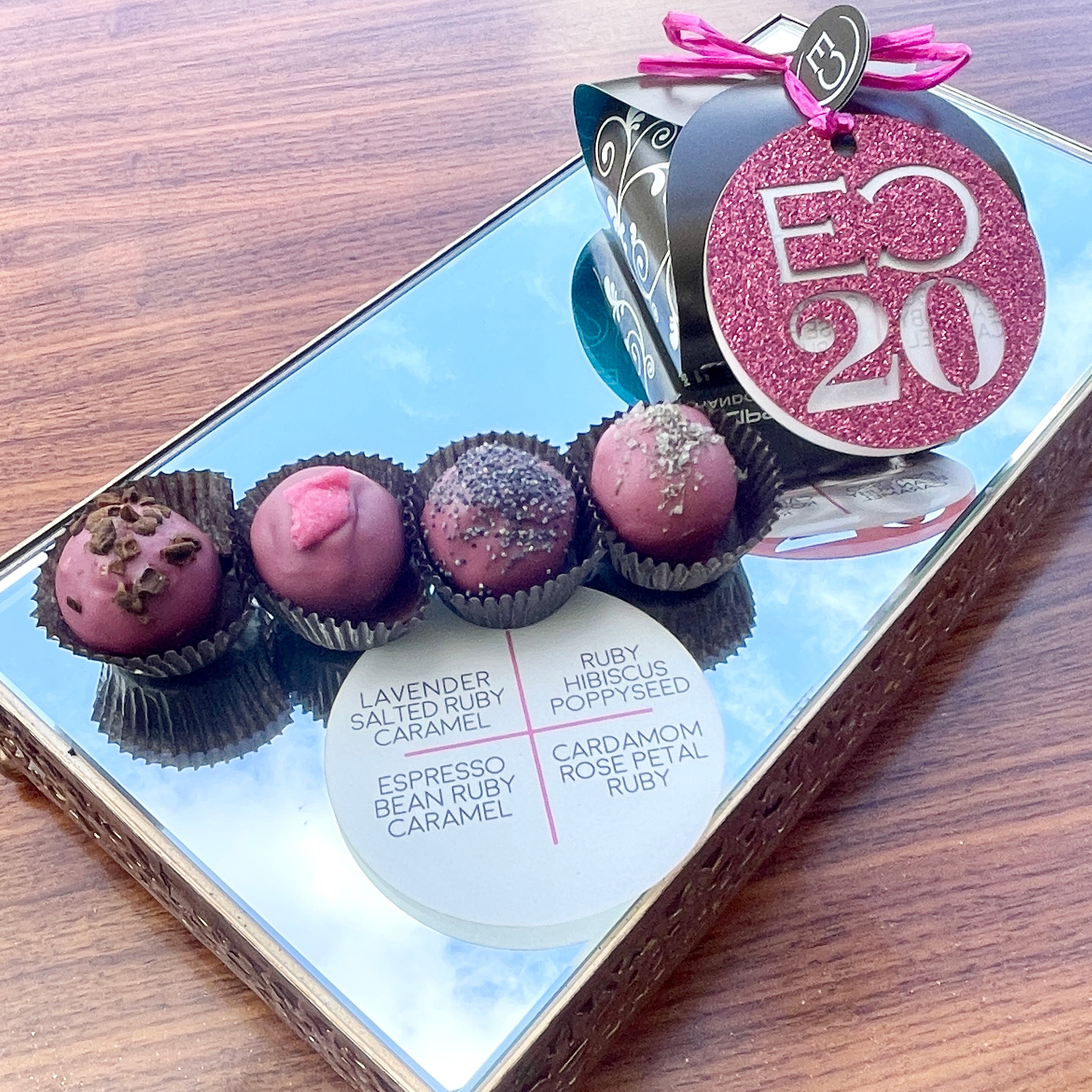 20th Anniversary Ruby Chocolate Truffle Collection-Chocolate-Eclipse Chocolate