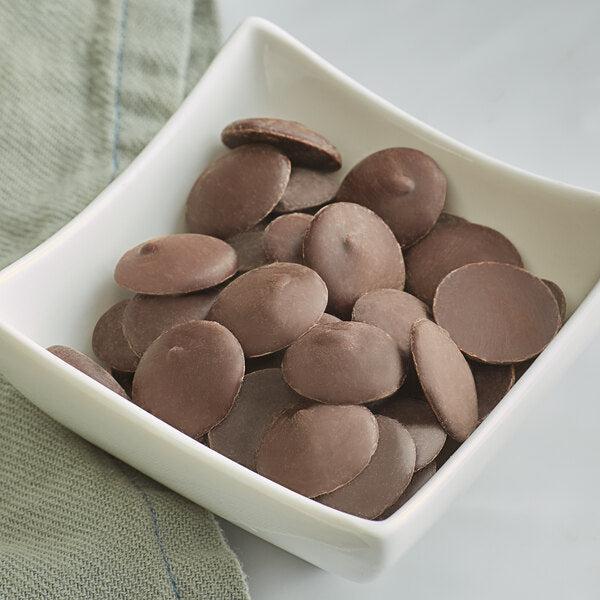 Guittard 25 lb. La Nuit Noire 55% Semi-Sweet Wafers-Chocolate-Eclipse Chocolate