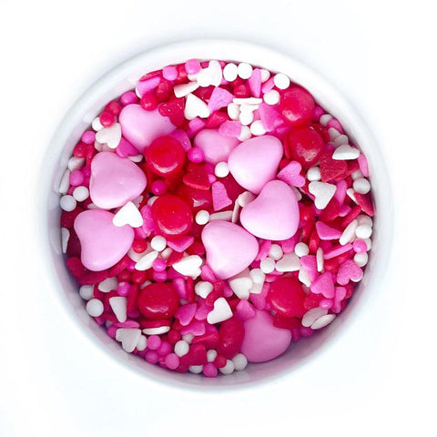 Valentine's Day Sprix Sprinkle Mix-Baking Chocolate, Infused Sugars, & Exotic Salts-Eclipse Chocolate